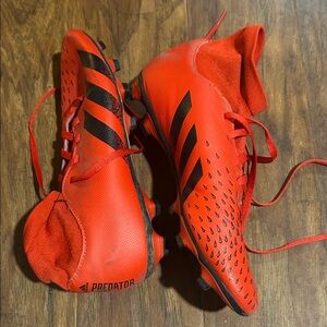 Adidas Predator Bright Red Soccer Cleats